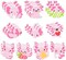 30 Pack Cute Axolotl Sticky Notes, Mexican Walking Fish Shaped Self Sticky Notepads Animal Writing Memo Pads Teacher Appreciation Gift Back to School Office Supplies Birthday Party Favors